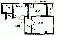 南砂町賃貸マンションの間取り